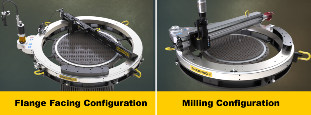 Using a Flange Facing Machine to Refurbish a Shell and Tube Heat Exchanger  - Enerpac Blog