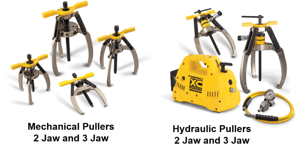 2 jaw puller and 3 jaw puller mechanical and hydraulic