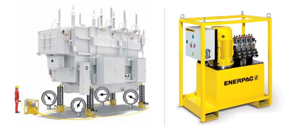 split flow pump for multi point lifting application