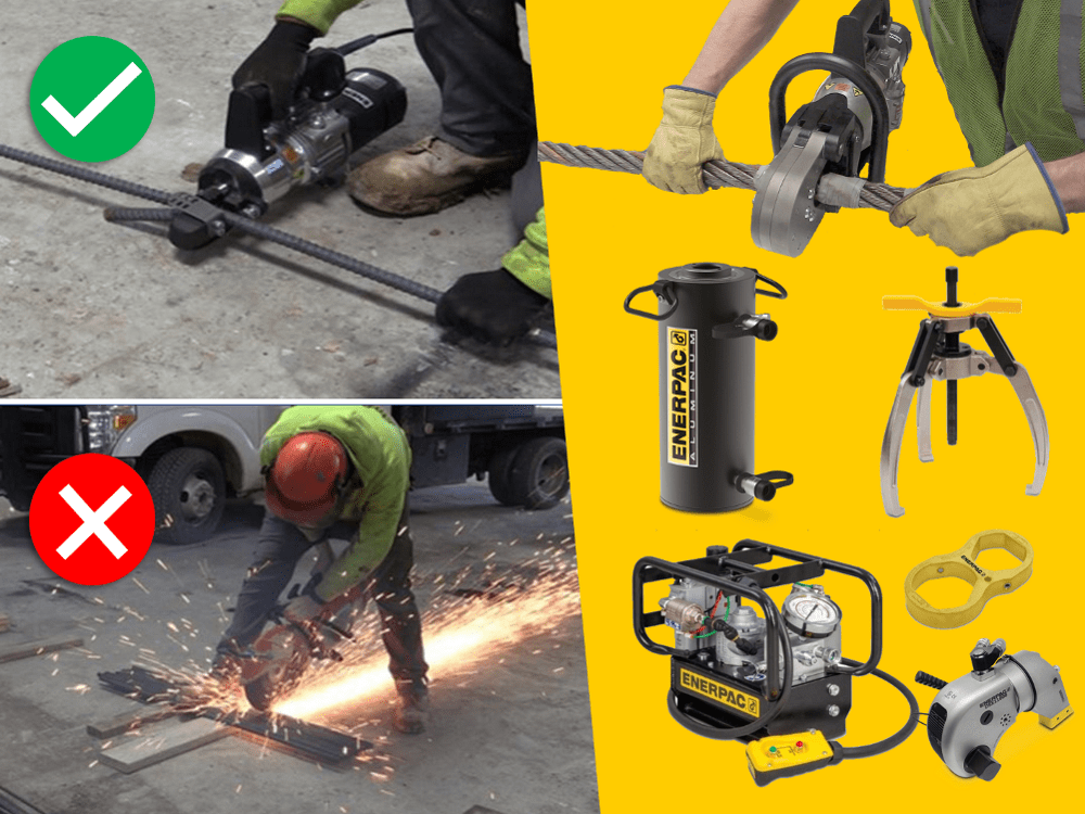 work safer with hydraulic tools