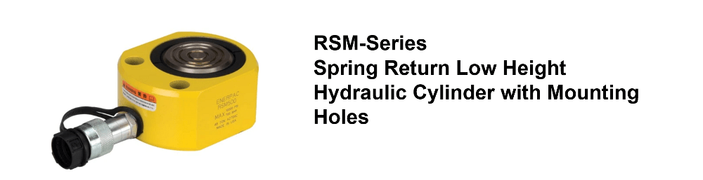 pancake cylinder low height with mounting holes