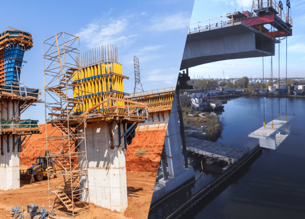 cast in place bridges vs precast bridges