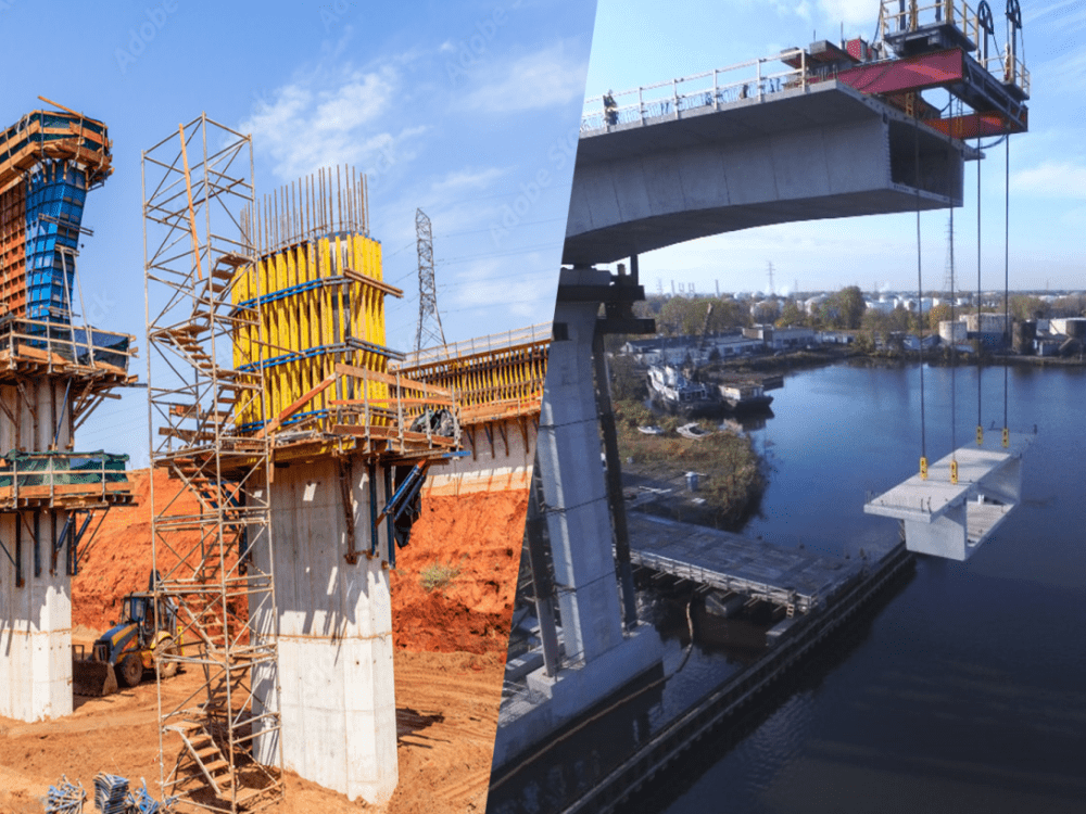 precast and cast in place bridges compared