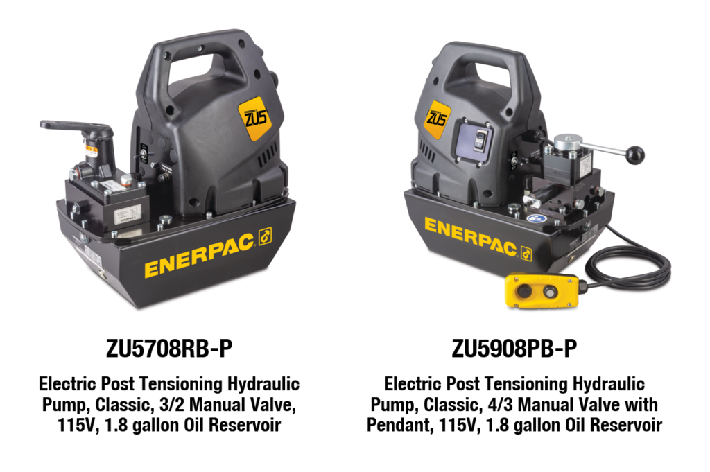 hydraulic pump for post tensioning
